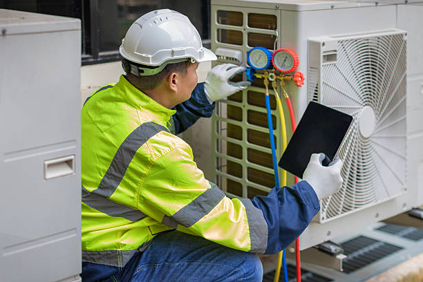Professional Hvac Repair technician working in Milton Village, MA
